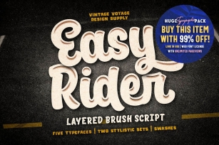 Easy Rider • -50% OFF Font Download
