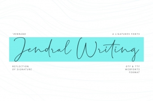 10% Off Jendral Writing Font Download