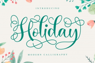 Holiday Script Font Download