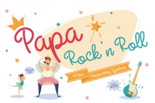 Papa Rock n Roll Font Download