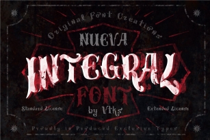 Integral by VTKS Font Download