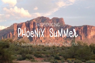 Phoenix Summer font Trio Font Download