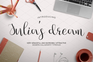 Julia's Dream script Font Download