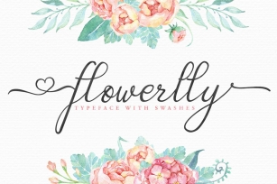 Flowerlly Typeface with Swashes Font Download