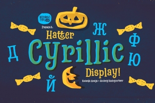 Hatter Cyrillic Display Font Download