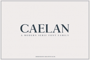 Calean Serif Family Font Download