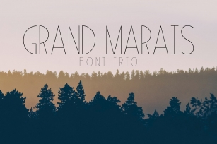 Grand Marais Trio Font Download