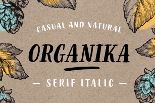 Organika Serif Italic Font Download