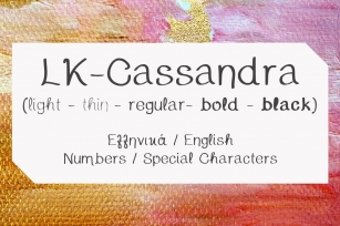 Cassandra Hand Drawn Font Download