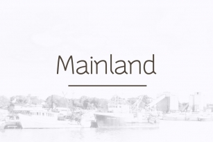 Mainland Font Download