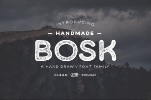 Bosk Hand Font Download