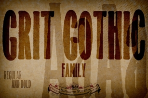 Grit Gothic Family Font Download