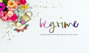 Begrime Light Font Download