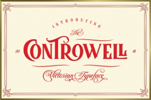 Controwell Victorian Typeface 30%! Font Download