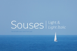 Souses—Light  Light Italic Font Download