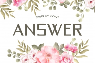 Answer Summer Font Download
