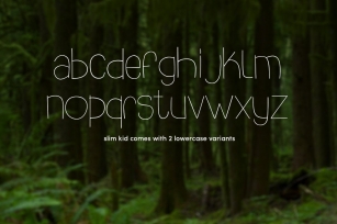 slim kid typeface Font Download