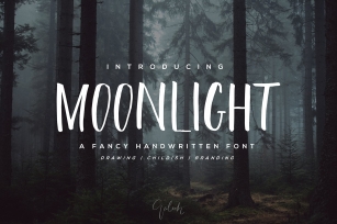 Moonlight Brush Font Download