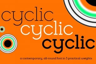 Cyclic Font Download