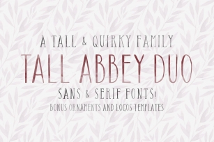 Tall Abbey Bundle Font Download