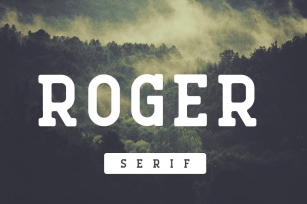 Roger Serif Font Download