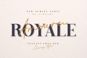 Royale Amoure Duo Font Download