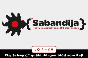Sabandija rounded font Font Download
