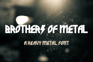 Brothers of Metal Font Download