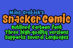 Snacker Comic Font Download