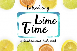 Lime Time Handwritten Font Download