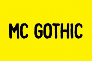 MC GOTHIC Font Download
