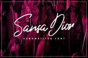 Sansa Dior Font Download