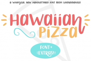 Hawaiian Pizza + Extras Font Download