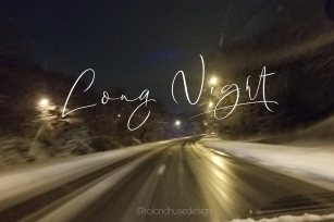 Long Night Font Download