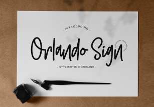 Orlando Sign Font Download