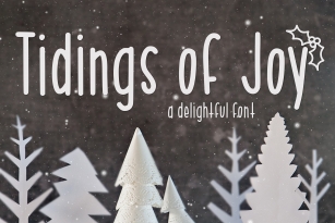Tidings of Joy Font Download
