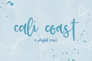 Cali Coast Script Font Download