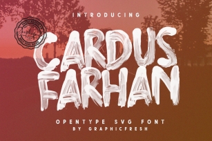Cardus Brush SVG Font Download