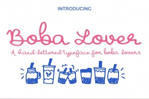 Boba Lover Script Font Download