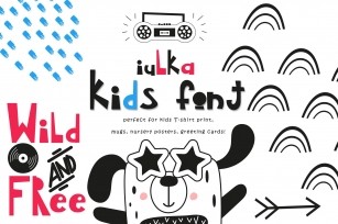 Nursery Art Kids "Iulka" Font Download