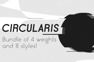 Circularis /family of 8 fonts/ Font Download