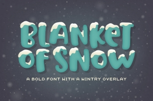 Blanket of Snow Font Download