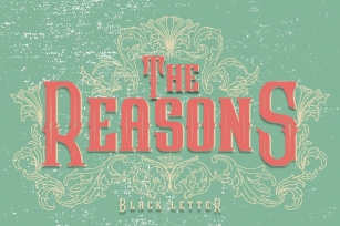 The Reasons Blackletter + Bonus Font Download