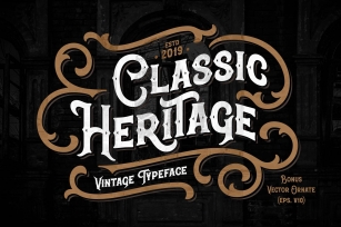 Classic Heritage typeface Font Download