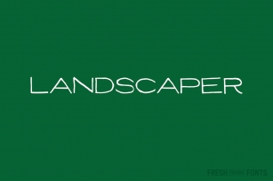 Landscaper Font Download
