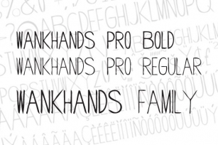 WankHands Pro Family Font Download