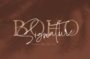 Boho Signature Handwritten Trio Font Download
