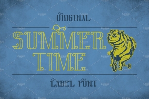 Sumer Time Modern Label Typeface Font Download