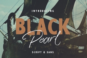 Black Pearl Duo + Extras Font Download
