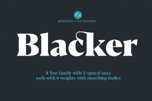 Blacker Font Download